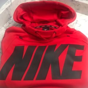Nike Red Hoodie Sweatshirt